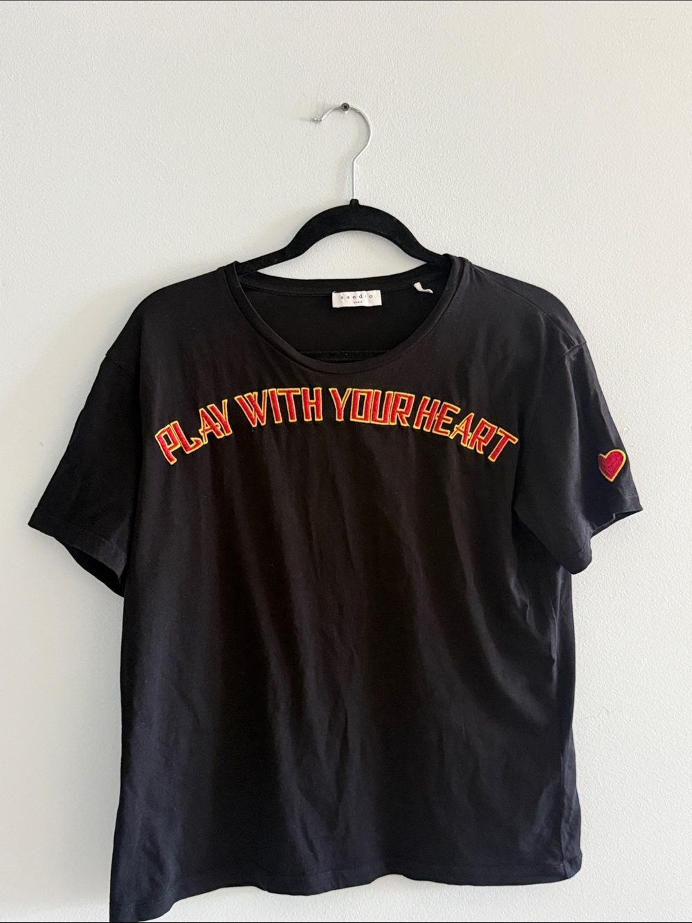 Sandro Play With Your Heart Tee